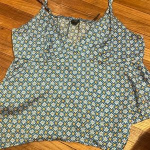 Brand:Wild Fable-Size:L-Color:Blue with flowers